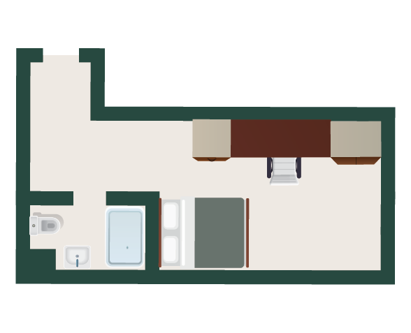 Liffey Room Heyday Orla Student Living Room Layout