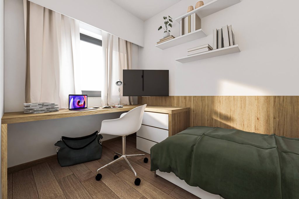 Desk area